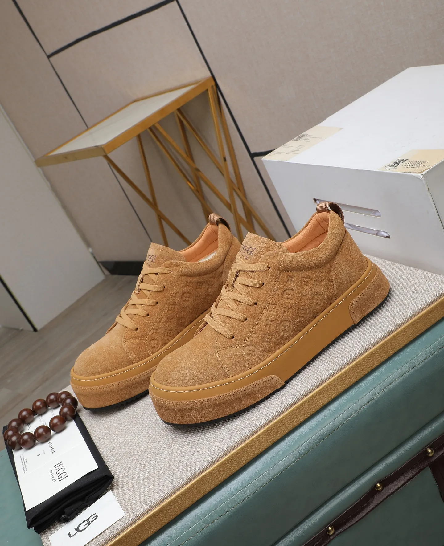 Men's shoes 💰620 IUGGI new retro presbyopia men's shoes, casual and versatile, full of high-end sense, fashionable, luxury and personalized style, joint model, retro presbyopia factor, full of handsome style, first layer suede cowhide, lining wool, rubber outsole, light and non-slip size: 39-44